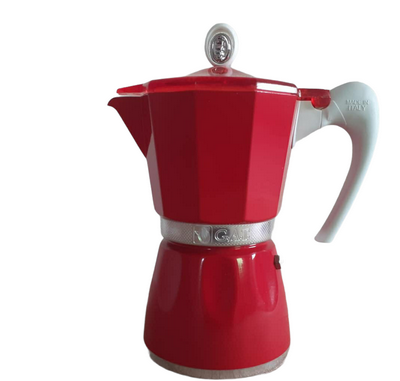 Cafetera Bra Elegance Color Rojo,4 Tazas - Cafeteras italianas - FERSAY