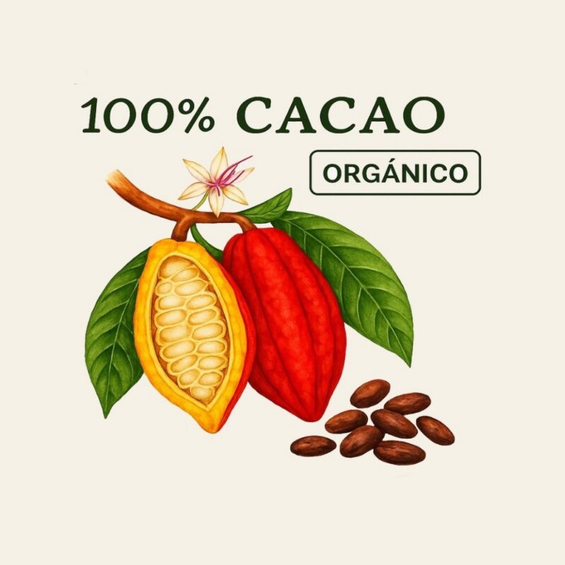 pasta pura de cacao 100% orgánica Color Café Perú.