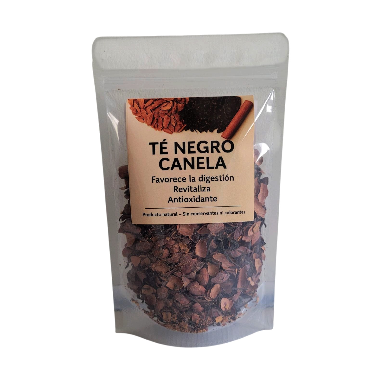 Té negro canela en infusión aromática con cacao. Blend natural de Color Café.